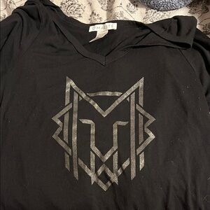 Black Graphic Tee for women rare item